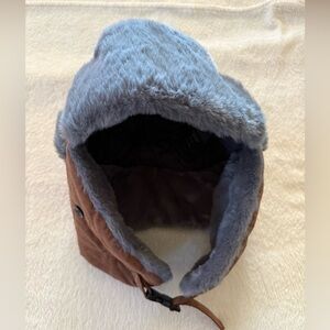 HURLEY M YOSEMITE 2.0 Trapper Hat L-XL FAUX FUR SOFT